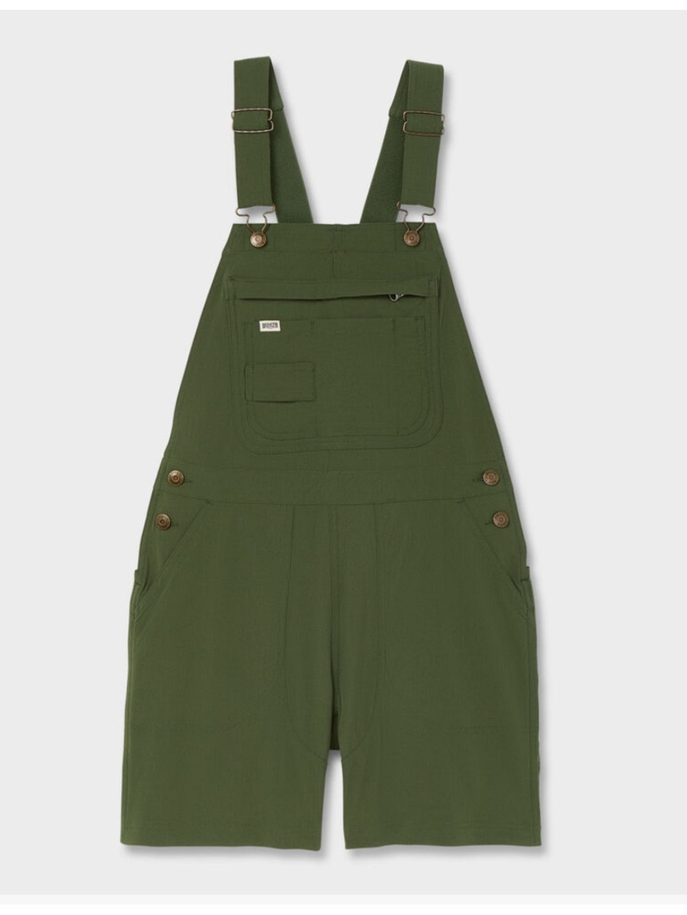 Women's Heirloom Gardening 7” Short Overalls Deep Sage XL - Duluth Trading Co